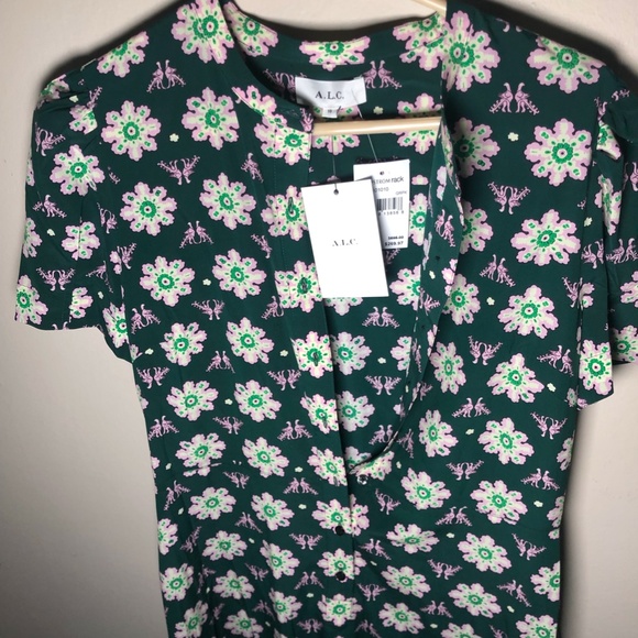 A.L.C. silk dress — Size 10 - Picture 5 of 7